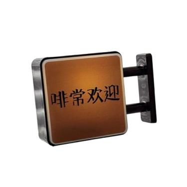 Imagem de menolana Ímãs de geladeira com luz decorativa, ímãs de geladeira com LED, placa brilhante para canto de café, decoração para, guarda-roupa e quintal, Style C