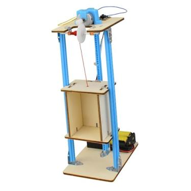Imagem de YIJU Elevador de Madeira para Montar - Kit de Ciências para Crianças - Brinquedo Educativo para Adolescentes E Crianças.