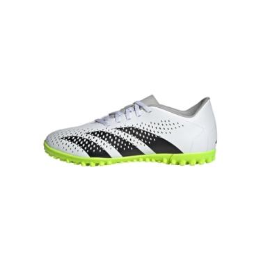 Imagem de adidas Predator Accuracy.4 Tf, tênis de futebol (grama) unissex adulto, Ftwr Branco Núcleo Preto Limão Lúcido, 46 2/3 EU