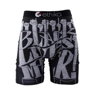 Imagem de Cuecas Boxer Masculinas plus Size Respiráveis ETHIKA, Roupa De Banho S