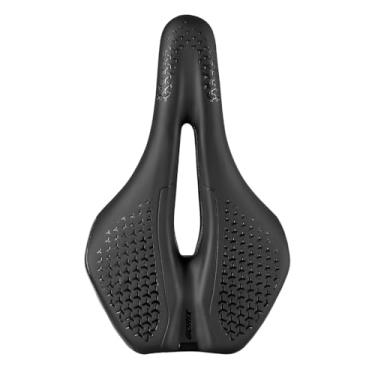 Imagem de GORIX Assento de selim para bicicleta, almofada grossa e confortável, absorção de choque de nariz curto, bicicleta de estrada de montanha (ADV-ShortFly210)