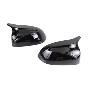 Imagem de Compatível com bmw x3 g01/x4 g02/x5 g05/x6 g06/x7 g07 2018 2019 2020 m estilo preto espelho retrovisor capa x3m olhar(Bright black)