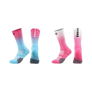 Imagem de Meias De Compressão Pretas Para Homens, Respirável, Longas, Para Camin