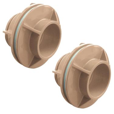 Imagem de Kit Adaptador Flange Soldável 50Mm X1.1/2 Caixa D`Água C/2