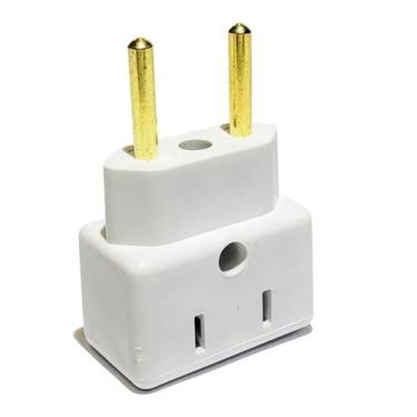 Imagem de Adaptador de Tomada Universal 10a 20a 110v 220v - DC