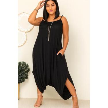 Imagem de Macacão Saruel Nozinho Com Bolso Moda Femenina - modanascimento2021, P
