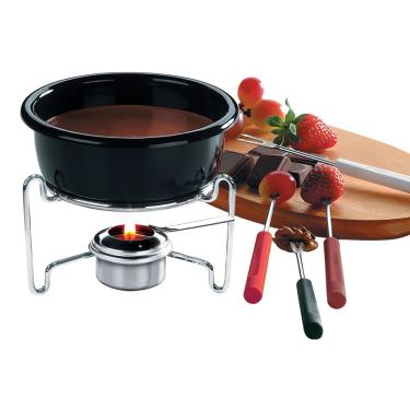 Imagem de Conjunto para Fondue 7 Peças Chocolate Brinox