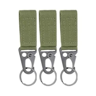 Imagem de Mosquetão Tático De Nylon Com Fivela Para Cinto De Mochila EDC Molle, 