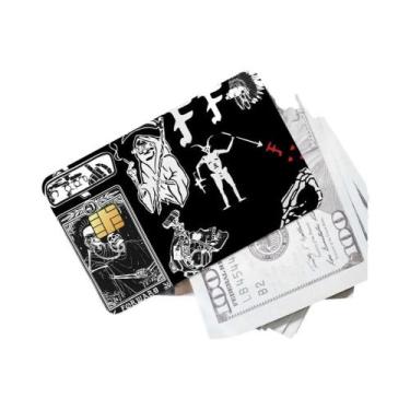 Imagem de Adesivos Impermeáveis Com Tema Pirata Para Cartões De Crédito - 4 Peça