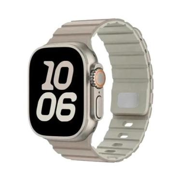 Imagem de Pulseira Magnética De Silicone 46mm 45mm 44mm 41mm 42mm 40mm Para Appl