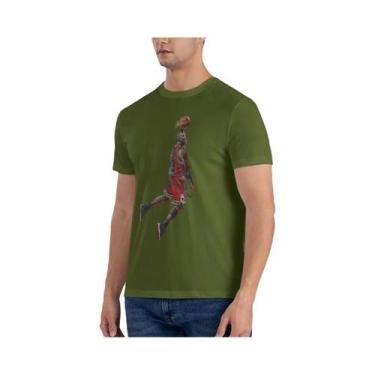 Imagem de Camiseta Masculina Y2K Harajuku Estilo Street Fashion Com Estampa Mich