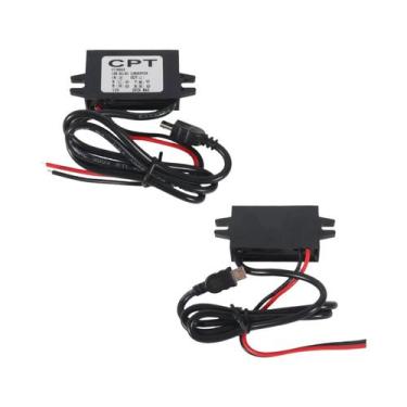 Imagem de Conversor DC-DC À Prova d'Água De 12V Para 5V, Módulo Adaptador De Ene