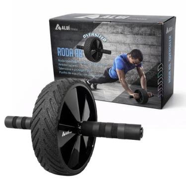 Imagem de Roda Oversized Grande Ab Premium Exercício Treino Preto Aluí - Aluí Fi