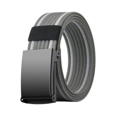 Imagem de Cinto Tático Militar Ajustável Unissex Em Nylon Com Fivela Plástica Pa