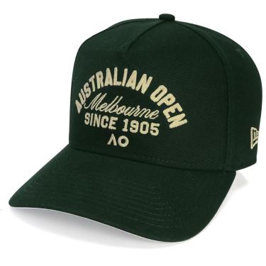 Imagem de Boné New Era 9forty Australian Open 26 Core Script Verde