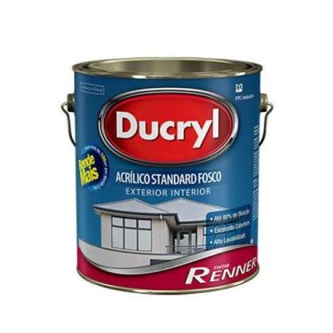Imagem de Tinta Ducryl Fosco Branco 3,6 Litros Renner