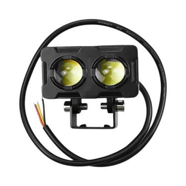 Imagem de Faróis De Neblina LED Bicolor Para Motocicleta 1/2PCS, Barra De Luz Au