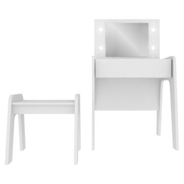 Imagem de Penteadeira Luzes De Led e 1 Gaveta Multimóveis