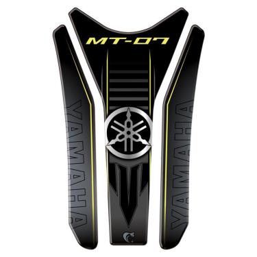 Imagem de Protetor Tanque Moto Yamaha Mt07 Amarelo Amarelo
