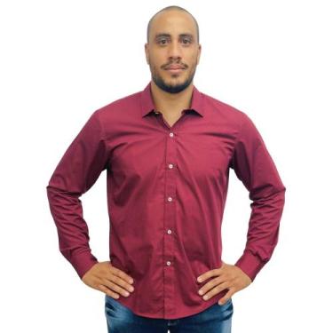 Imagem de Camisa Social Masculina Slim Fit Premium Manga Longa - Coalizão Fashio