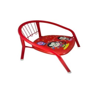 Imagem de Cadeira Infantil de Metal com Assento Estofado com buzina capacidade A