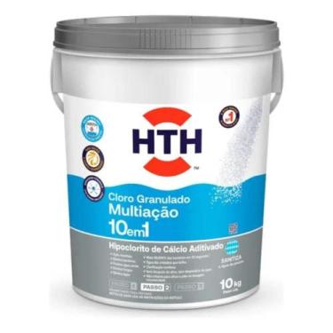 Imagem de Cloro Mineral Brilliance Hth 10kg 10 Em 1 Para Piscina