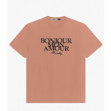 Imagem de Camiseta Juvenil Feminina em Meia Malha Minty Marrom, 18, Marrom