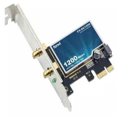Imagem de Placa rede wifi pc dual band pci-express 1200 Mbps Fenvi