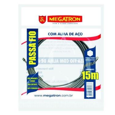 Imagem de Passa fio c/ alma de aço -- 15 metros -- Profissional -- Megatron