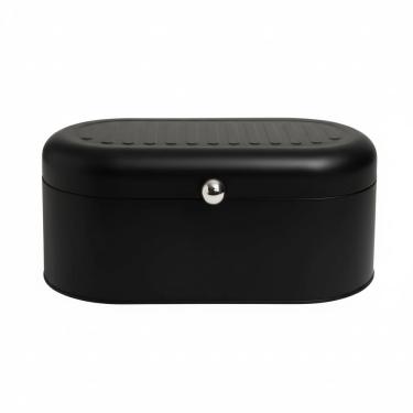 Imagem de Porta Pão em Metal 33x18x15cm Vintage Preto