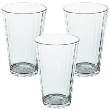 Imagem de Jogo de Copos de Vidro Long Drink 470ml 3 Peças - Seu Lar