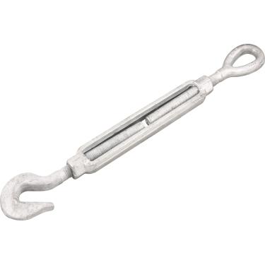 Imagem de Esticador Para Cabo De Aço 1/2  Gancho X Olhal Pesado Galvan