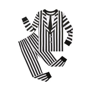 Imagem de Fantasia De Esqueleto Infantil Para Halloween, Pijama Brilhante De Cav