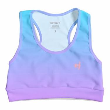 Imagem de Cropped Top Academia Fitness Estilo Confortável Para Treino Alta Suste