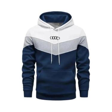 Imagem de Conjunto De Moletom Casual Masculino Tricolor Com Capuz, Roupas Esport