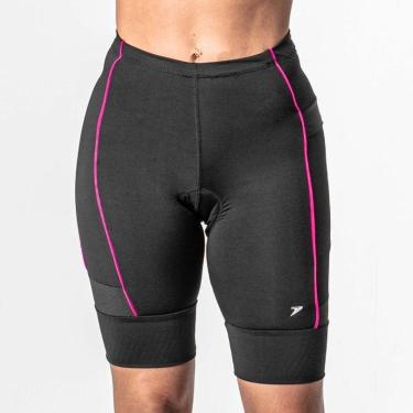 Imagem de Bermuda Bike Ciclista Feminina GelD/40 C/Bolso confort Poker-Feminino