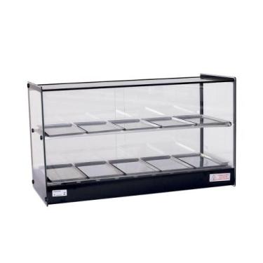 Imagem de Estufa Quadrada Dupla Salgado 10 Bandejas Vapor EVR Titã, 110V