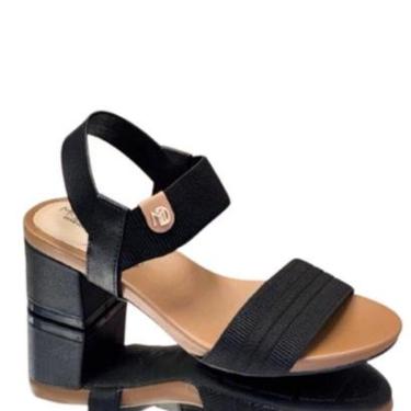 Imagem de Sandalia Modare Preto Camel Feminino Original 7187.100-Feminino