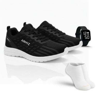 Imagem de Tênis Esportivo Leve Confortável para Corrida Caminhada Academia Trein