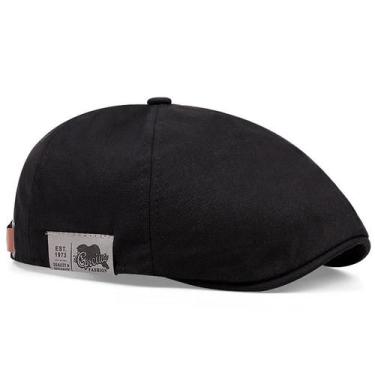 Imagem de Boina Masculina e Feminina Vintage de Linho - Estilo Hip Hop 1973, Cód