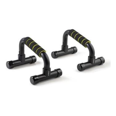 Imagem de Apoio Atrio Para Flexão Fitness Preto/neon Atrio - Es240-Unissex
