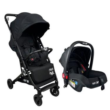 Imagem de Carrinho de Passeio C/Bebê Conforto TS NIVI Maxi Baby -, Preto