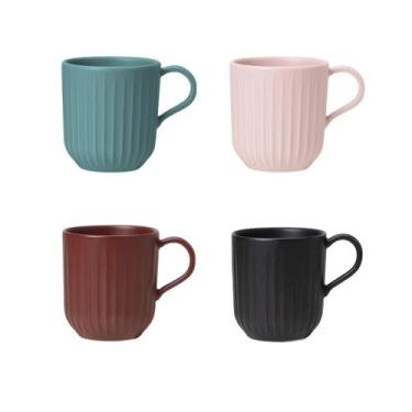 Imagem de Jogo de 4 Canecas 360 Ml Oxford Luna Sortida