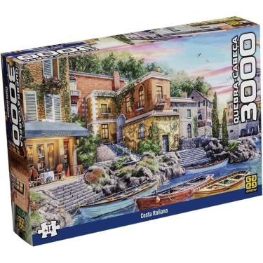 Imagem de Quebra Cabeça 3000 Peças Costa Italiana - Grow 04866
