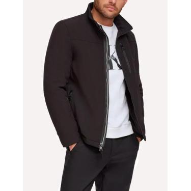 Imagem de Jaqueta Calvin Klein Masculina Soft Shell Fur Preta, M/M