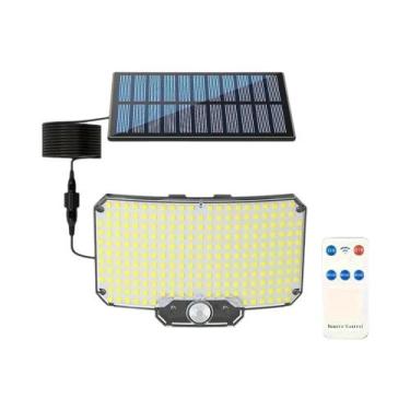 Imagem de Lâmpada Solar Externa 234 LED Com Sensor De Movimento 3 Modos Para Jar