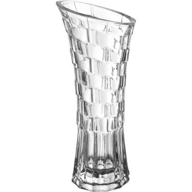 Imagem de Vaso Decorativo Enfeite Casa Floreiro Home&co Vidro 24x10x10cm Transpa