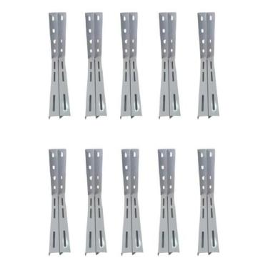 Imagem de Kit 10 Suportes 450mm Ar Cond Split 12 A 30.000 Btu Ate 80kg - SM STEE