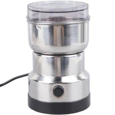 Imagem de Moedor De Café E Grãos Elétrico Aço Inox 150ml 150w 110V - BENE CASA, 