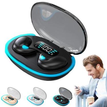 Imagem de Fone de ouvido Bluetooth Bone Conduction Sleep sem fio preto - Marca P